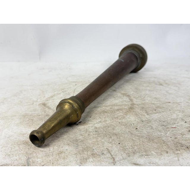 1920s Antique Fire Hose in Brass and Copper, 1900s For Sale - Image 5 of 9