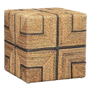 Woven Fox Cube by Furniture Classics For Sale