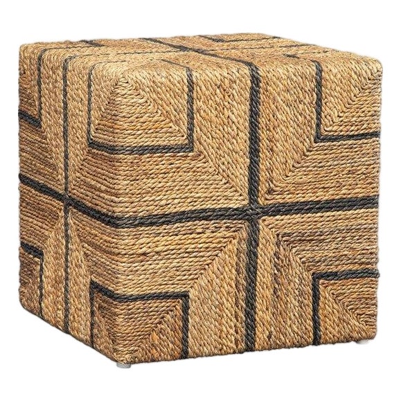 Woven Fox Cube by Furniture Classics For Sale