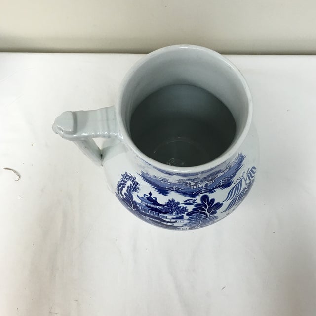 Vintage Blue Willow Vase Chairish