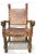 Brown Antique Gothic Revival Wooden and Leather Chairs- Set of 6 For Sale - Image 8 of 12