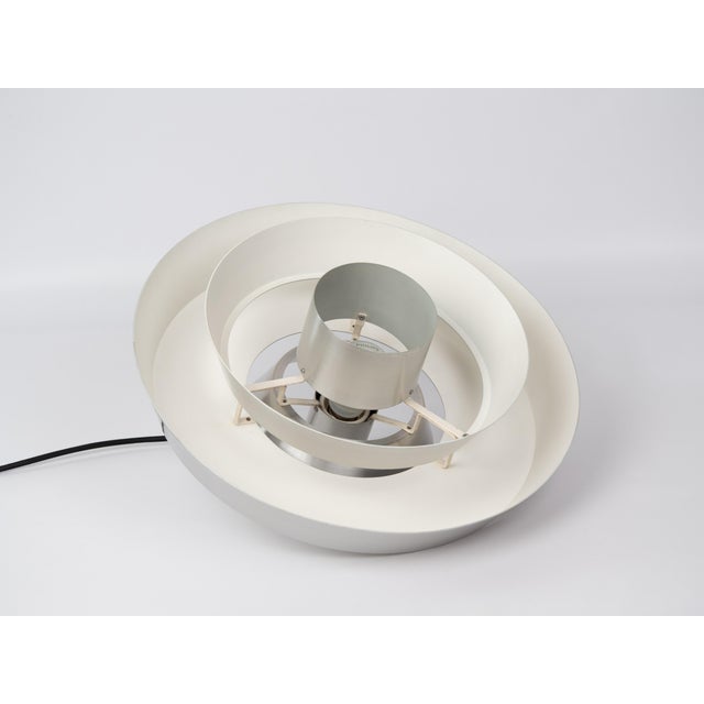 Silver Vintage Nova Pendant Lamp in Aluminum by Jo Hammerborg for Fog and Mørup, 1963 For Sale - Image 8 of 11