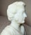 Black Antique Charles Sumner Figural Frosted Milk Glass Bust Paperweight Sculpture For Sale - Image 8 of 15