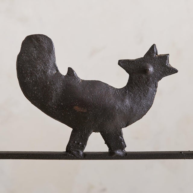 French Wrought Iron Room Divider by Jean Touret for Atelier de Marolles, 1950s For Sale - Image 10 of 11