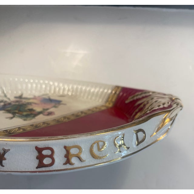 Aesthetic Movement Bread Platter Give Us This Day Our Daily Bread, 1880-1890 For Sale - Image 13 of 14