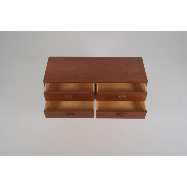 Brown Danish Chest of Drawers by Kai Kristiansen for FM Møbler, 1960s For Sale - Image 8 of 14