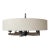 Organic Modern Linen Woodall Chandelier For Sale