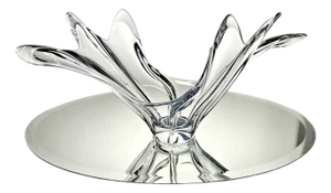 Monumental Vannes-Le-Châtel Freeform Crystal Centerpiece, 28 Inches, France, 1960s
