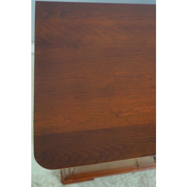 Stickley Cherry Marseilles 8 Drawer Double Dresser W. Mirror For Sale - Image 10 of 15