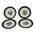 Late 20th Century Coastal Small Sea Shell Mud-Pie Fiji Tidbit Dishes 5'' Diameter - Set of 4 For Sale - Image 9 of 9
