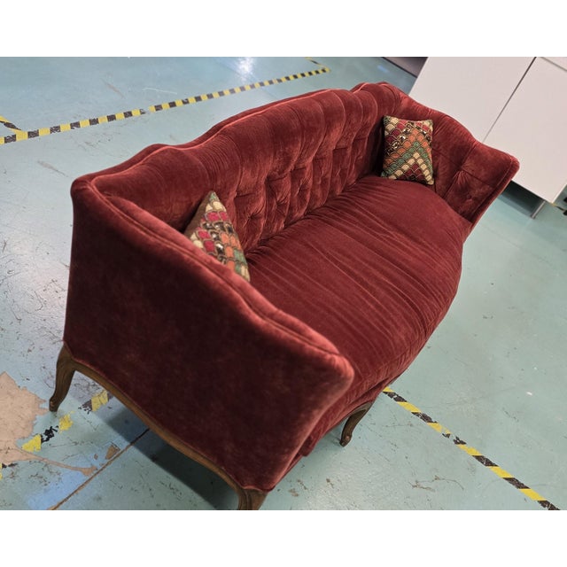 Late 20th Century Tuxedo Sofa | Baker Furniture For Sale In Detroit - Image 6 of 13