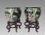 Early 20th Century Nyonya Straits Chinese Porcelain Planters, Jardinieres, Famille Noire Black With Goldfish & Phoenix Birds, a Pair, Rosewood Stands, Early 20th Century For Sale - Image 5 of 12