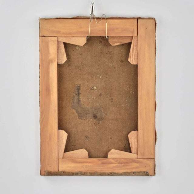 Novikov, Children by the Fireplace Painting For Sale - Image 3 of 4