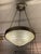Silver French Art Deco Chandelier Signed by G Leleu For Sale - Image 8 of 10