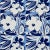 Abstract Sample - Schumacher Stevie Fabric in Blue For Sale - Image 3 of 3
