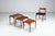 Nesting Tables in Santos Rosewood by Johannes Andersen for CFC Silkeborg, Denmark, 1960, Set of 3 For Sale - Image 6 of 15