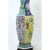 19 Century Chinese Qing Multi-Colored Hexagonal Porcelain Table Lamp With Raise Work Decorations and Small Branch Handles For Sale - Image 4 of 10