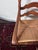 Wood Vintage Tell City/Ethan Allen Style Colonial Early American Ladderback Dining Wooden Armchair, Woven Rush Seat For Sale - Image 7 of 12