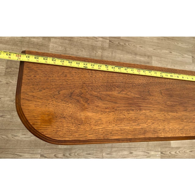 Vintage China Cabinet Curio Display Glass Door, Shelf, Curved Sides, Mirror Back For Sale - Image 9 of 11