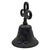 Metal Cast Bronze European Table Bell With Tri-Lobed Handle, 4.5" For Sale - Image 7 of 11