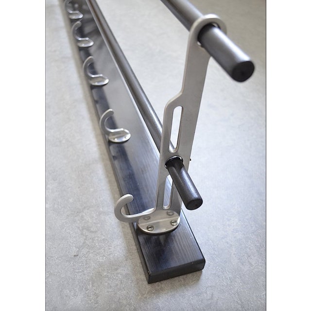 Bauhaus Art Deco Bauhaus Wall-mounted Coat Rack, 1920s For Sale - Image 3 of 5