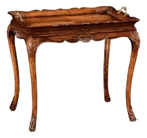 Jonathan Charles Model#492447 Finely Carved Tea Table Serving Tray