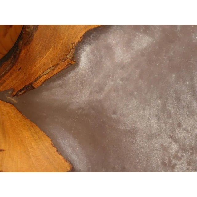 Dorsale Cedar and Cherry Table by Biome Design For Sale - Image 6 of 7