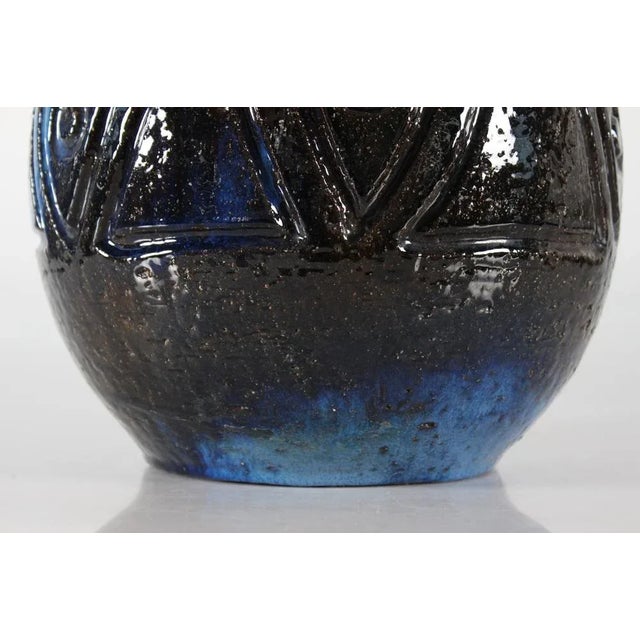 Unica Floor Vase by Sejer Ceramic Studio Pottery, Denmark, 1960s For Sale - Image 10 of 13