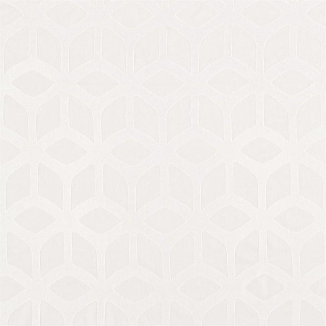 Harlequin Trellis Fabric in Chalk - a Sample For Sale