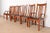 L. & J.G. Stickley, Inc. Stickley Mission Arts & Crafts Cherry Wood High Back Spindle Dining Chairs, Set of Six For Sale - Image 4 of 12