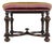 Antique English William and Mary Style Mahogany Stool, 1800s For Sale