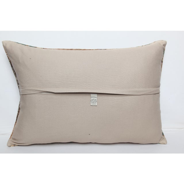 Turkish Vintage Rug Pillow - 16'' X 22'' For Sale - Image 9 of 9