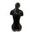 Mid-Century Modern Glossy Black Ceramic Abstract Kneeling Female Figurine - Peruvian Institutional Commemorative Sculpture For Sale - Image 4 of 6