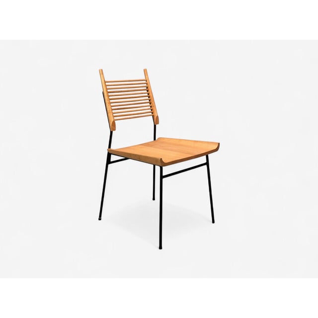 Paul McCobb, Maple, Lacquered Iron, Shovel Dining Chairs, Usa, 1950s For Sale - Image 11 of 16