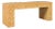 Vintage Postmodern Bamboo Parquet Waterfall Console Table For Sale
