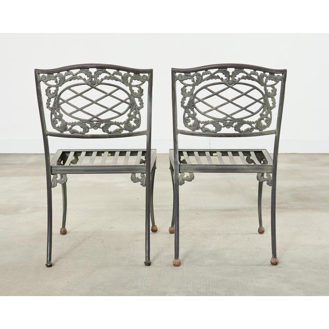 Brown Jordan Elegance Neoclassical Garden Dining Suite For Sale - Image 12 of 12