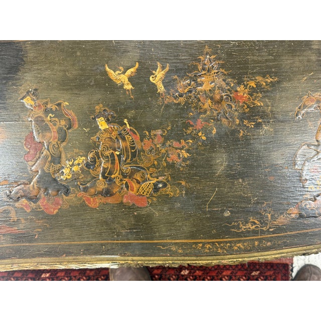 French Late 19th Century French Chinoiserie Coffee Table For Sale - Image 3 of 16