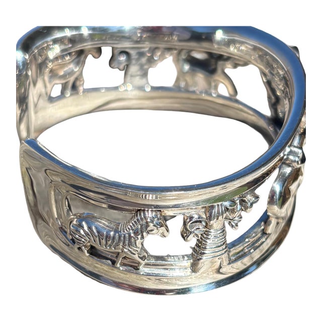 Barry Kieselstein-Cord Kc Studio Sterling Silver Animal Cuff Bracelet, 82.2g Sterling Silver For Sale