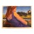 Contemporary Figurative Oil Painting "Woman With Watermelon" by Teresa DiMarco For Sale