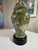 Vintage Japanese Fujita Kutani Celadon Ginger Jar Lamp Chrysanthemum For Sale - Image 4 of 12