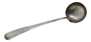Silver Soup Ladle with Reliefs