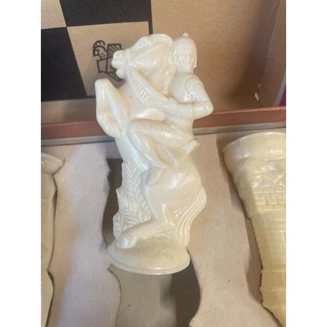 Vanilla Vintage 1959 Renaissance Chessmen Game Set For Sale - Image 8 of 12