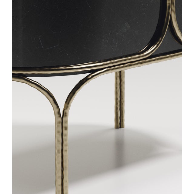 Wood Arianne Bar Cabinet by R&y Augousti For Sale - Image 7 of 8