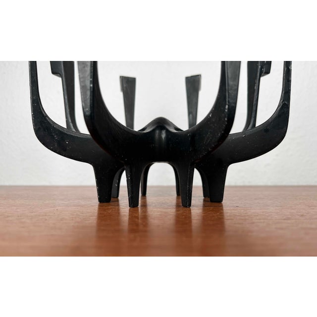 Mid-Century Modern Mid-Century Modern Danish Metal Candleholder in Metal by Gunnar Cyren for Dansk Designs Denmark, 1960s For Sale - Image 3 of 18