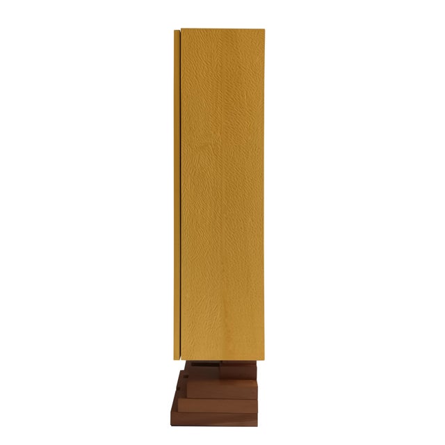 Contemporary Mayan Totem Yellow by Pietro Meccani for Meccani Design For Sale - Image 3 of 13