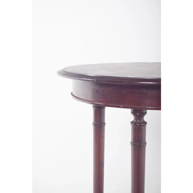 English Round Wood Coffee Table, 1890s For Sale - Image 5 of 9