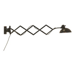 6614 Wall Lamp by Christian Dell for Kaiser + Co, 1950s For Sale