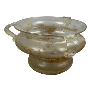 Scavo Vase in Iridescent Murano Glass from Seguso Vetri D'Arte, 1950s For Sale