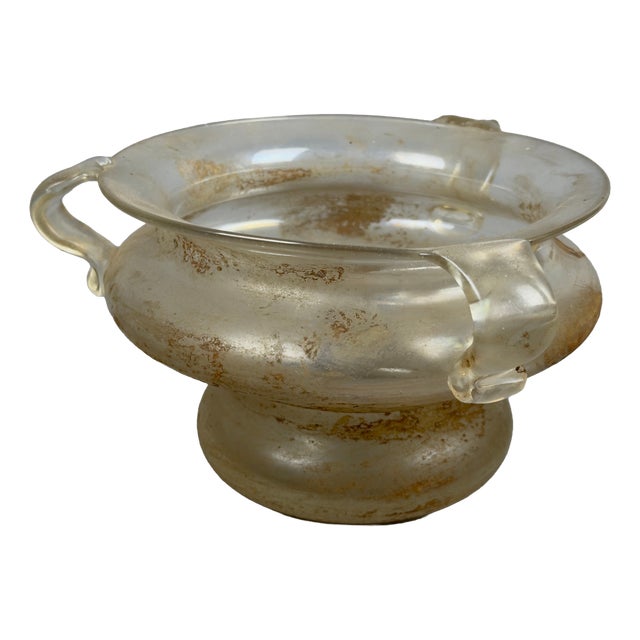 Scavo Vase in Iridescent Murano Glass from Seguso Vetri D'Arte, 1950s For Sale