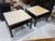 1970s Pair of Bamboo and Shell Side Tables For Sale - Image 4 of 9